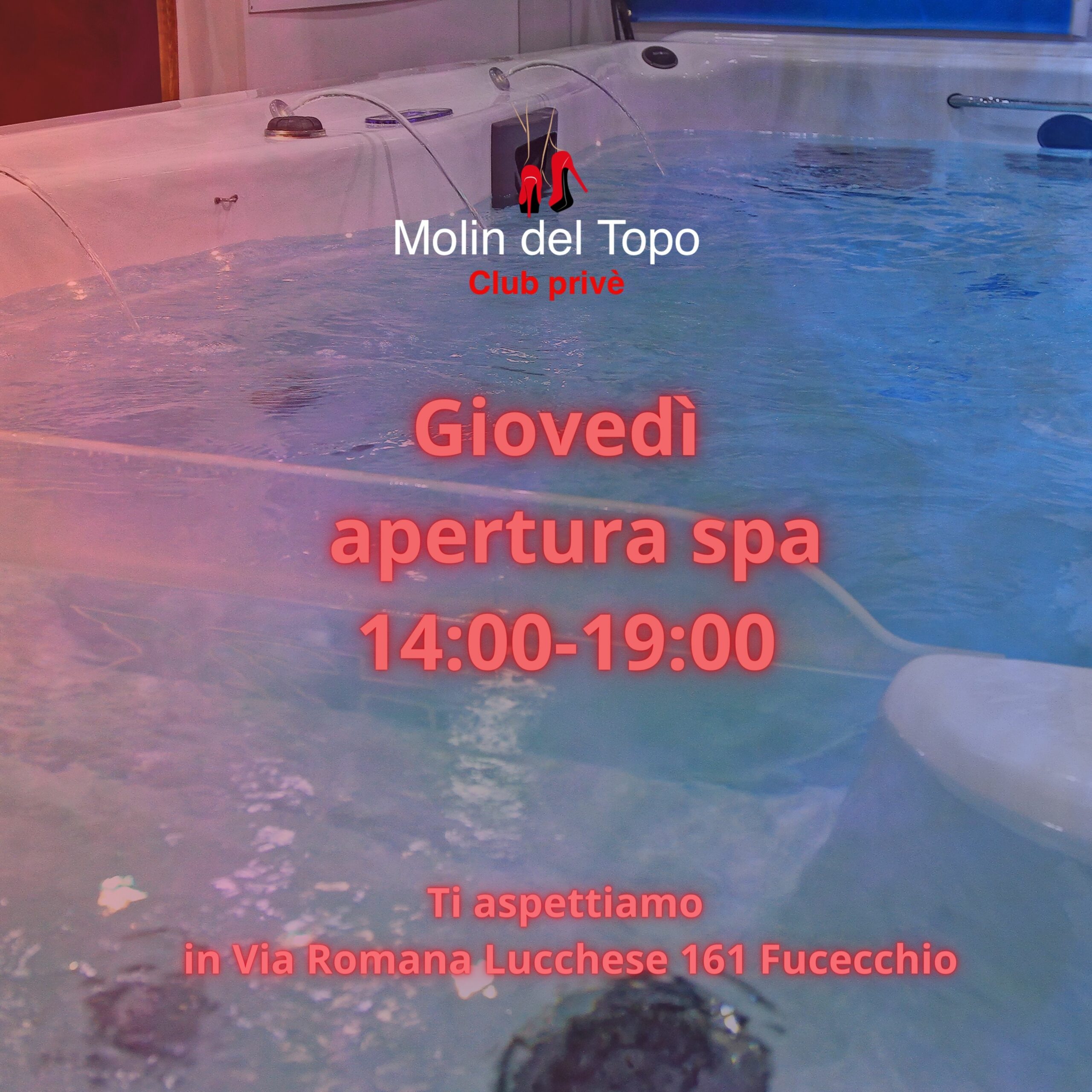 Giovedì apertura spa 14:00 - 19:00